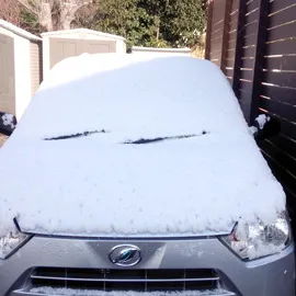 カーポートがあれば、雪や霜から車を守ってくれます！