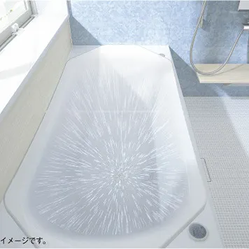 TOTOのバスルームは床も浴槽も自動でおそうじ！