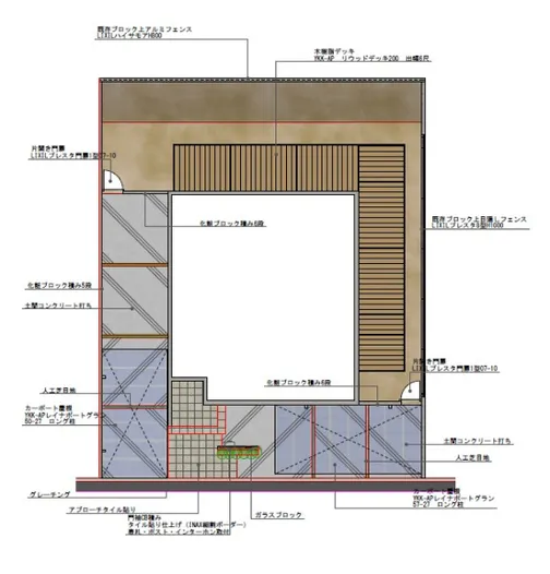 平面図　表札施主支給