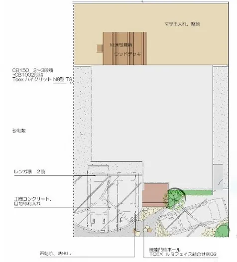 平面図　ウッドデッキ別途