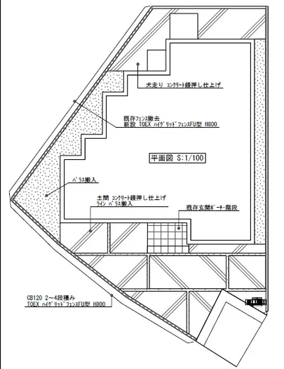 平面図　表札施主支給