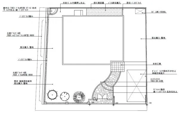 平面図　表札施主支給