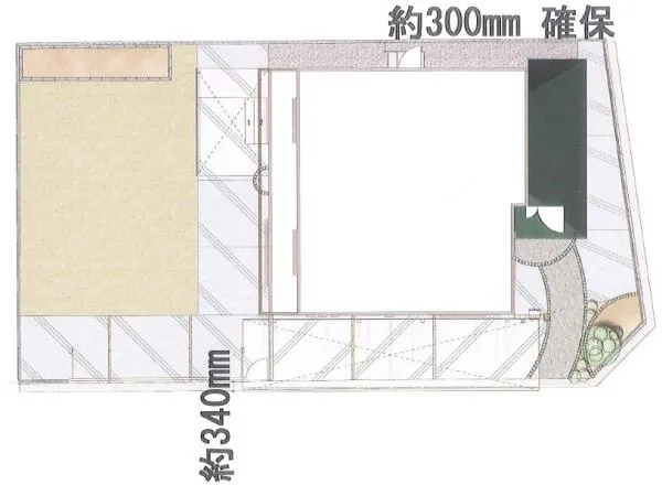 平面図　表札施主支給