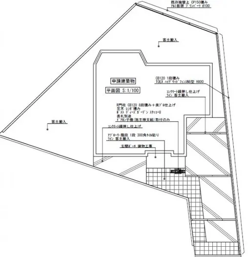 平面図　表札施主支給