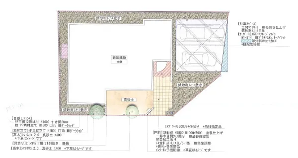 平面図　表札施主支給