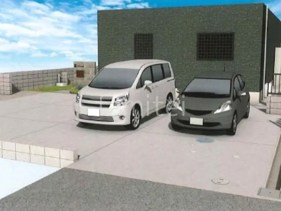 駐車場　土間コンクリート
