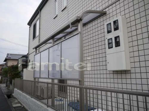 勝手口雨除け　ベランダ物干し 新日軽ファインテラスRG型 目かくし側面パネル