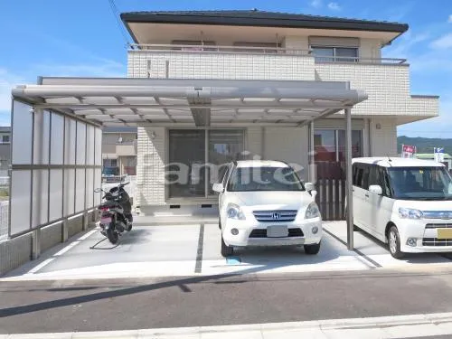 駐車場ガレージ床 土間コンクリート 石目地 ユニソン クレモナピース