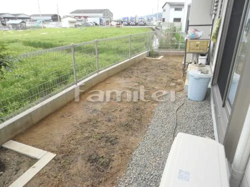 植栽用客土 真砂土敷き