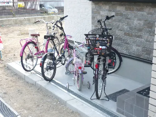 自転車置場 土間コンクリート 溝蓋(みぞふた) グレーチング