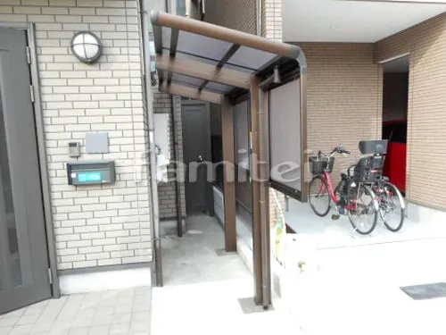 自転車バイク屋根 YKKAP レイナポートグランミニ 駐輪場屋根 サイクルポート R型アール屋根 目隠しパネル(側面 サイド)