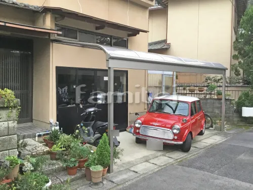 雨除け屋根 YKKAP ヴェクターテラス屋根(ベクター) 1階用 R型アール屋根