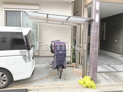 自転車バイク屋根 LIXILリクシル ネスカF 駐輪場屋根 サイクルポート F型フラット屋根