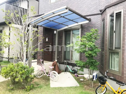 自転車バイク屋根 LIXILリクシル ネスカR 駐輪場屋根 サイクルポート R型アール屋根