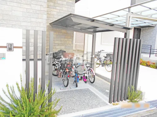 自転車バイク屋根 LIXILリクシル ネスカF 駐輪場屋根 サイクルポート