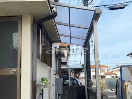 雨除け屋根 YKKAP ソラリアテラス屋根 1階用 F型フラット屋根