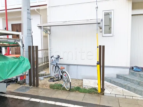 柱なしテラス屋根 （雨除け1階用） YKKAP ソラリアF フラット屋根 スタンダード 壁付