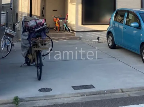 駐車場ガレージ床 土間コンクリート 伸縮目地