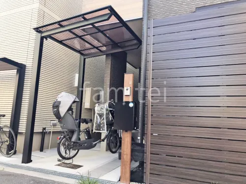 サイクルポート 自転車バイク屋根 LIXIL ネスカＦ フラット屋根