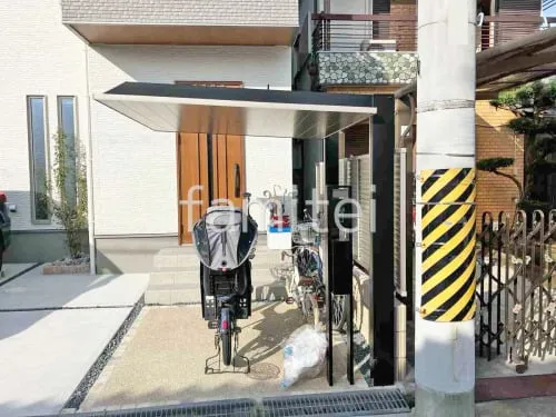 サイクルポート 自転車バイク屋根 LIXIL カーポートSC ミニ フラット屋根 吊り下げ屋根