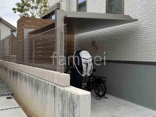 サイクルポート 自転車バイク屋根 LIXIL カーポートSC ミニ フラット屋根 吊り下げ屋根
