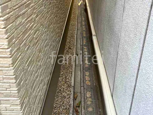 犬走り ジャミ敷き 防草シート加工