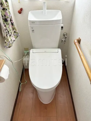 タンク式トイレ  LIXIL アメージュ 便器（フチレス） 