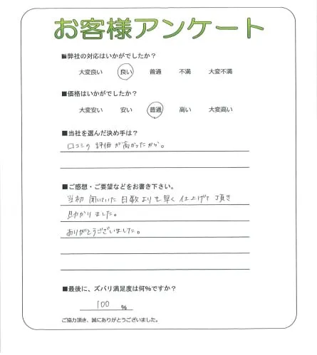 お客様レビュー