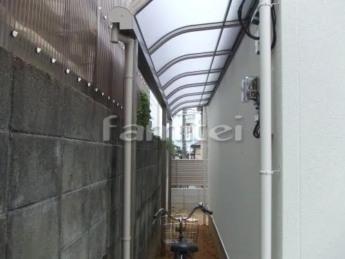 レギュラーテラス屋根1階 3.5間X4尺(カット施工)