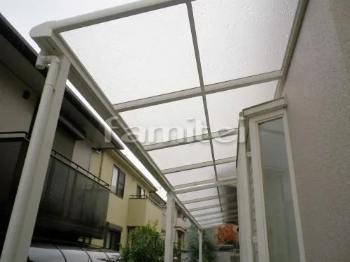雨除け屋根 YKKAPヴェクター(ベクター)テラス屋根 1階用 F型フラット屋根
