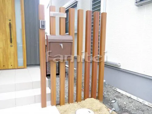 門柱 木製調デザインアルミ角柱 プランパーツ 角材