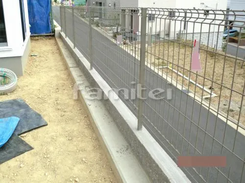 境界フェンス塀 LIXILリクシル ハイグリッドフェンスUF8型 TOEXトエックス 化粧ブロック
