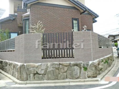 塀まわり デザイン目隠し塀 木製調デザインアルミ角柱 プランパーツ 角材 化粧ブロック