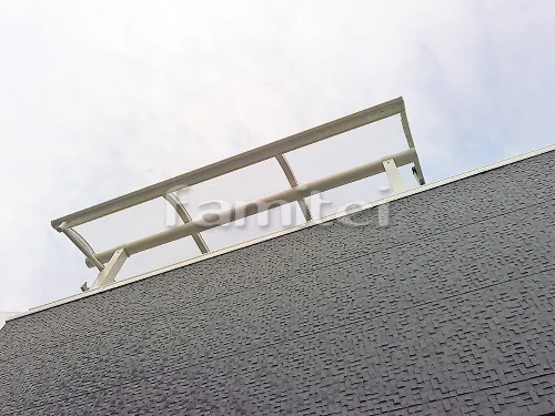 ベランダ屋根 YKKAP ヴェクターテラス屋根(ベクター) 2階用 R型アール屋根 物干し