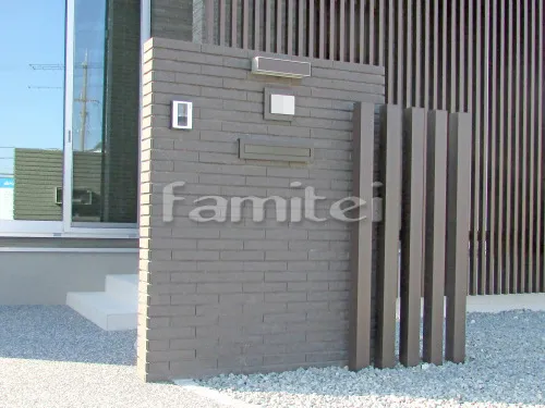 門柱 壁タイル貼り INAXイナックス シャインクリスタ SCY-3 LIXILリクシル 木製調デザインアルミ角柱 プランパーツ 角材