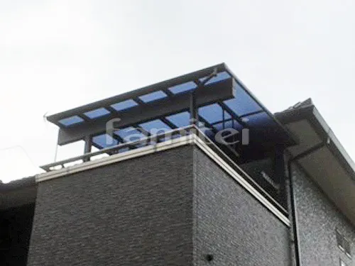 ベランダ屋根 YKKAP ヴェクターテラス屋根(ベクター) 2階用 積雪50cm対応 F型フラット屋根 物干し