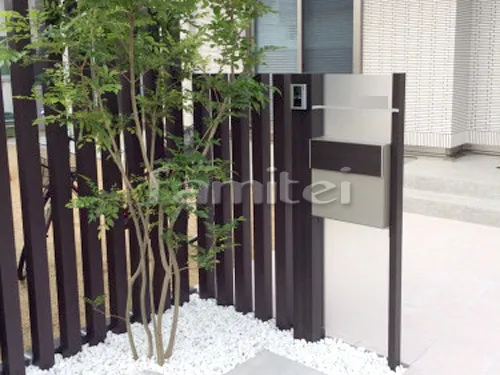 機能門柱 YKKAP ルシアスポストユニット BP02型 木製調デザインアルミ角柱 プランパーツ 角材