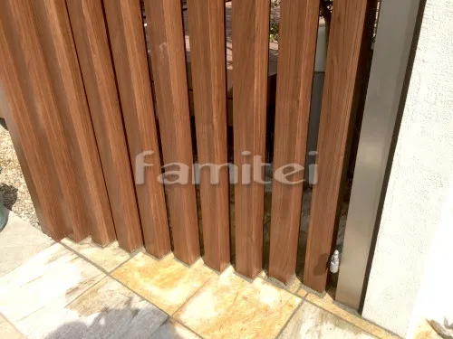 木製調デザインアルミ角柱 LIXILリクシル 枕木材70角 角材