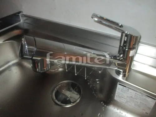 水栓浄水器一体型シャワー混合水栓 スキマレスシンク