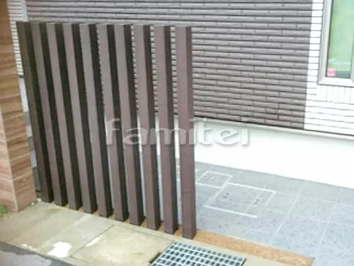 木製調デザインアルミ角柱 LIXILリクシル 枕木材70角  角材