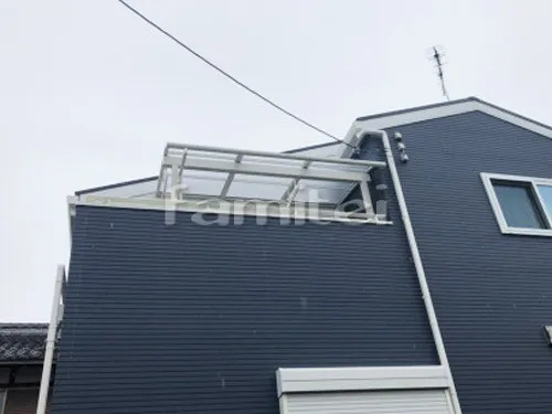 ベランダ屋根 LIXILリクシル スピーネ 2階用 R型アール屋根 積雪50cm対応 物干し