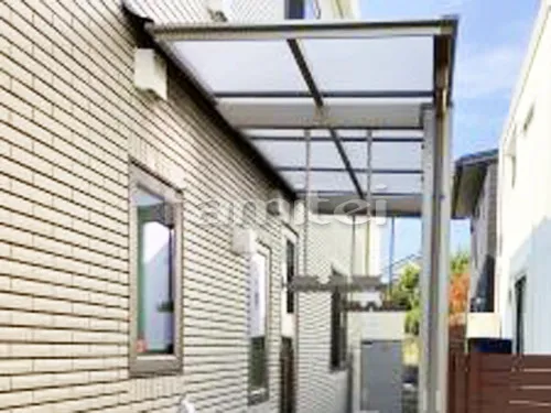 雨除け屋根 LIXILリクシル 独立式フーゴFテラス 1階用 F型フラット屋根 物干し 隙間ふさぎ材