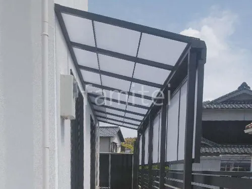 １階テラス屋根 （雨除け） LIXIL スピーネF フラット屋根 スタンダード 壁付