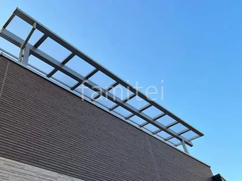 ２階ベランダ屋根  LIXIL テラスVS F 積雪30cm対応 フラット屋根 壁付 スタンダード