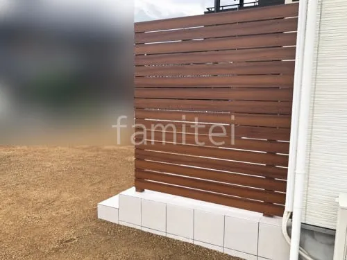 タイルデッキ LIXIL グレイスランド 木製調目隠しフェンス塀 プランパーツ 平板