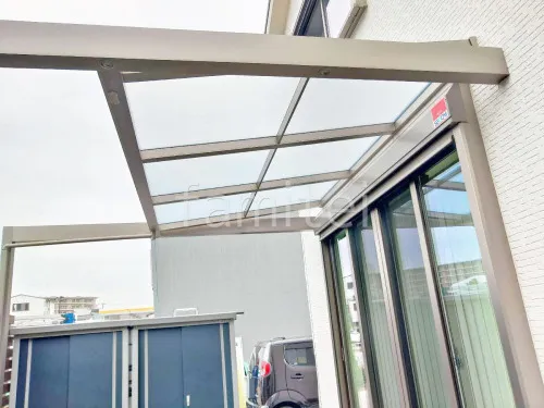 １階テラス屋根 （雨除け） LIXIL プラスＧ ルーフテラス フラット屋根 壁付