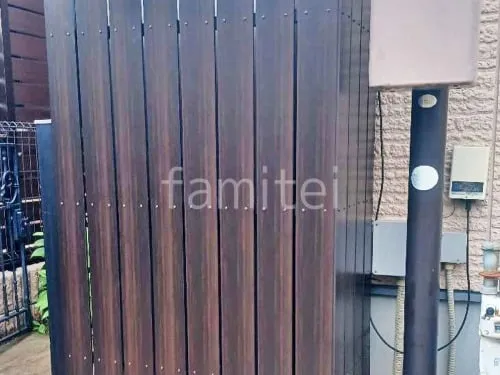 人工木・樹脂 フェンス（木調） F＆F タテイタスタイル 120サイズ 高尺タイプ 目隠し 木調・ラティス 樹脂