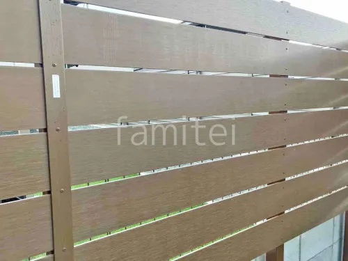 人工木・樹脂 フェンス（木調） グローベン プラドone 高尺タイプ 目隠し 木調・ラティス 樹脂