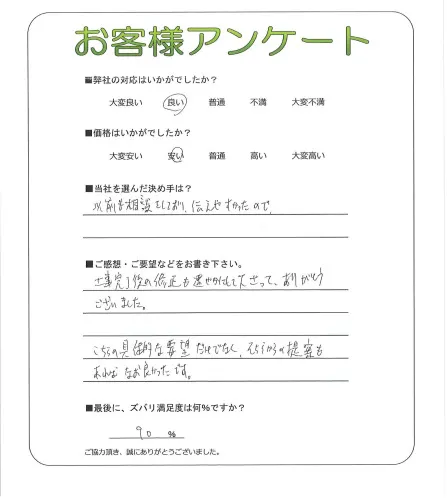 お客様の声