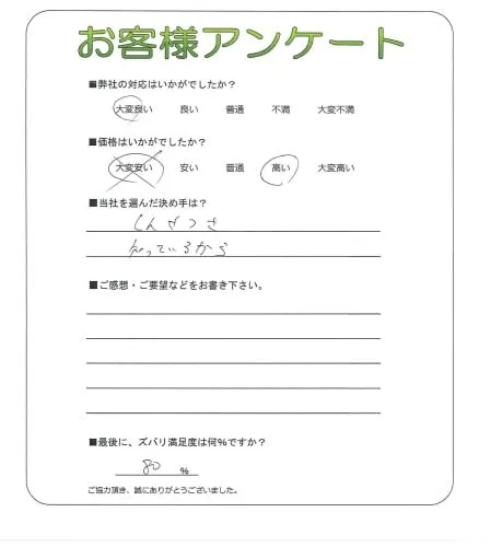 お客様の声